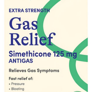 Cápsulas Gelatinosas Gas Relief Extra Strength 125 Mg 30 Cad