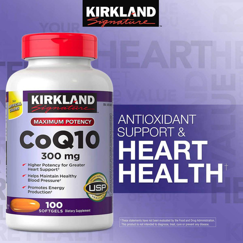 Coq10 300mg Com 100 Cápsulas Gelatinosas Importadas - Imagem 2