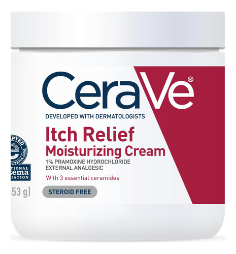 Creme Hidratante Cerave Para Alívio Da Coceira 453g