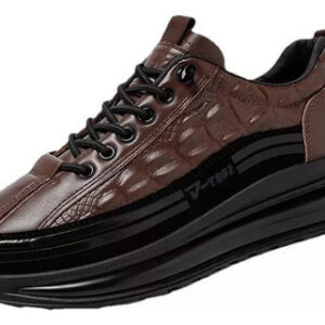 Tênis Com Estampa De Crocodilo, Calçados Casuais Masculinos