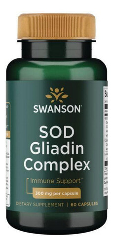 Complexo De Gliadina Sod 300 Mg 60 Cápsulas Da Swanson Vitam