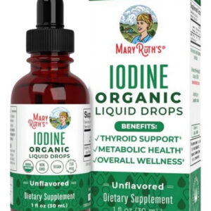Gotas Líquidas De Iodo Orgânico De 1 Onça Da Maryruth's
