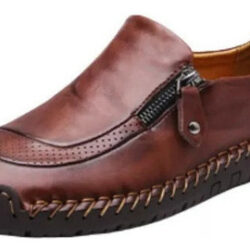 Sapatos Sociais Casuais Masculinos Couro Tamanhos Grandes