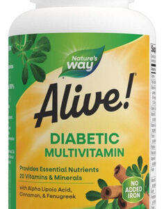 Multivitamínico Diabético Alive 120 Comprimidos