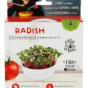 Kit Radish Microgreen, 1 Unidade Da Handy Pantry