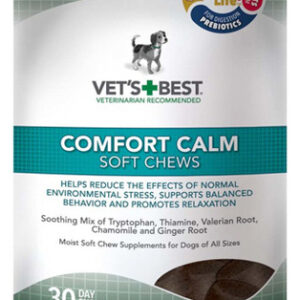Vet's Best Comfort Calm Soft Chews, 1 Cada/4,2 Onças, 30 Uni