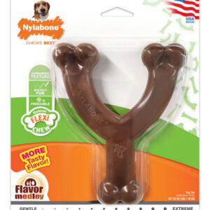 Brinquedo Flexi Chew Wishbone Para Cães, 1 Cada, Médio/lobo