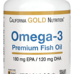 California Gold Nutrition Ômega-3 1100 Mg 100 Cápsulas Gelat