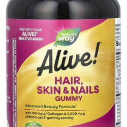 Nature's Way Alive Cabelo, Pele E Unhas 60 Gomas