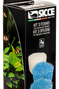 Esponja De Reposição Sicce Shark Adv Azul (2) E Branca (1),