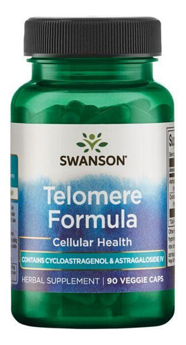 Telomere Formula 90 Cápsulas Vegetais Da Swanson Vitamins