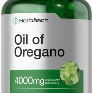 Óleo De Orégano Horbäach | 4000mg | 300 Cápsulas
