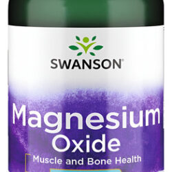 Óxido De Magnésio Swanson 500 Mg 100 Cápsulas