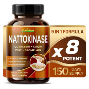 Nattokinase 8.800mg X8 Power Com Quercetina, Coq10, Zinco, B