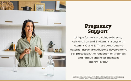 Suplemento Solgar Prenatal Nutrients 120 Comprimidos - Imagem 4