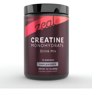 Suplemento Zeal Creatina Micronizada Monohidratada 5g 72 Ser