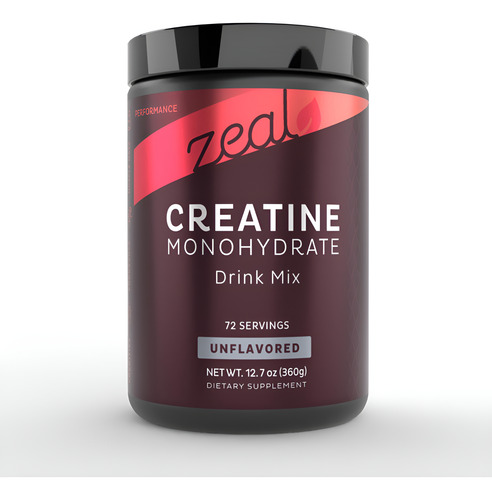 Suplemento Zeal Creatina Micronizada Monohidratada 5g 72 Ser