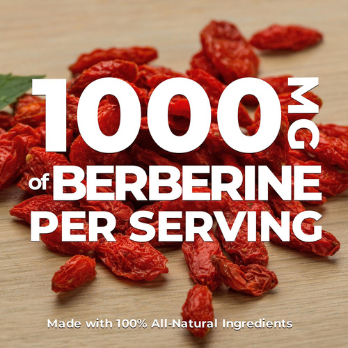 Suplemento Nutra Wave Berberine 1000 Mg, Potência Máxima, 1 - Imagem 3
