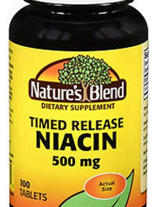 Nature&quots Blend Niacina De Liberação Prolongada 500 Mg 100