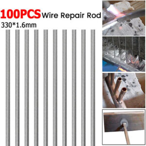 100pcs Vareta Solda Temperatura Alumínio Fluxo 330* 1,6 Mm