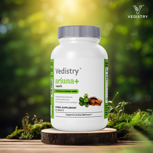 Suplemento Vedistry Arjuna+ Com Pimenta Para O Coração - Imagem 7