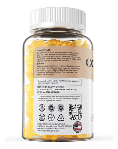Óleo De Fígado De Bacalhau 1000mg Gummies Vitamina A D3 B12, - Imagem 17