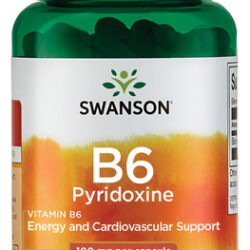 Swanson Vitamina B-6 100 Mg - Saúde Do Coração