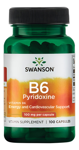 Swanson Vitamina B-6 100 Mg - Saúde Do Coração
