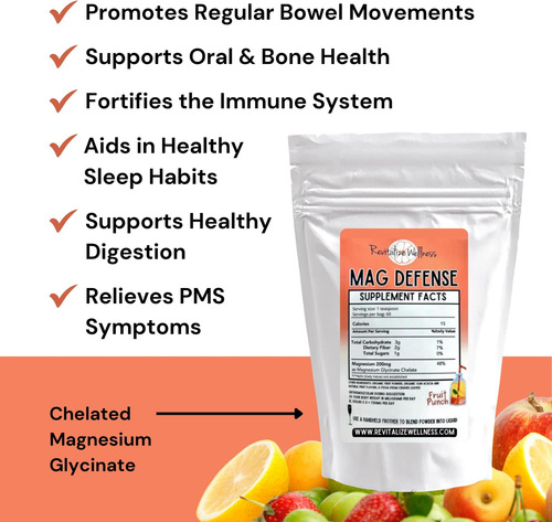 Revitalize Wellness Mag Defense | Dose Ortomolecular De Magn - Imagem 6