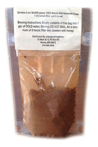 Pacote De 2 Oz De Chaga Da Icecube Com Canela E Cravo - Imagem 2