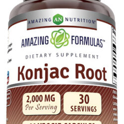 Suplemento De Raiz De Konjac Amazing Nutrition 2000 Mg 90