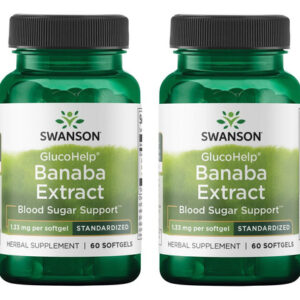 Extrato De Banaba Swanson Swanson Glucohelp 1,33 Mg 60