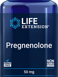 Frasco De Cápsula Life Extension De Pregnenolona Sem Sabor 1