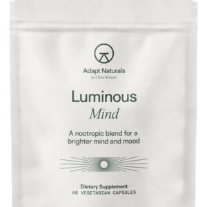 Suplemento Adapt Naturals Luminous Mind Memory Focus 60 Cáps