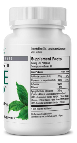 Vitality C American Nutriceuticals - Sleep Serene Sleep Aid - Imagem 9