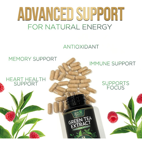 Suplemento: Health Nutrition Naturals, Extrato De Chá Verde - Imagem 6