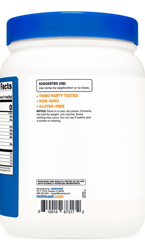 Nutricost Ácido Málico Em Pó 2 Lbs - Sem Glúten, Não Ogm - Imagem 8