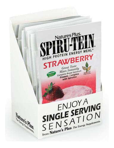 Naturesplus Spiru -tein Protein Powder Feal - Morango - 8 Pa - Imagem 7