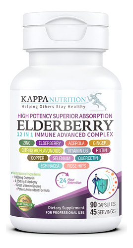 Kappa Nutrition Sabugueiro / Complexo Avançado 12 Em 1