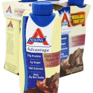 Shake Atkins Pronto Para Beber Atkins Chocolate 4 Unidades