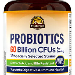 Probióticos E Prebióticos Vitalitown | 60 Bilhões De Ufc