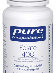 Encapsulações Puras Folato 400 | Suplemento Metafolin L-5-mt