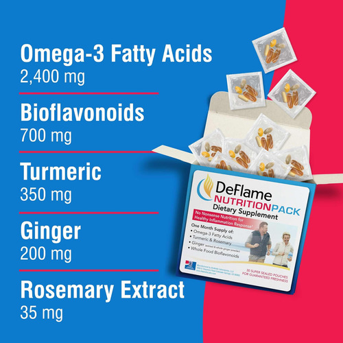 Suplemento De Pacote De Nutrição De Deflame - 30 Pacotes Diá - Imagem 7