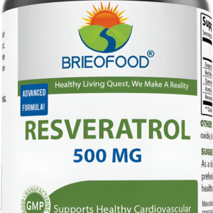 Brieofood Resveratrol 500mg - Antioxidante Natural