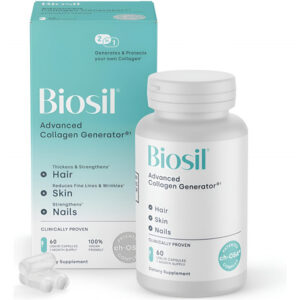 Suplemento De Reforço De Colágeno Biossil 60 Cápsulas De Ch