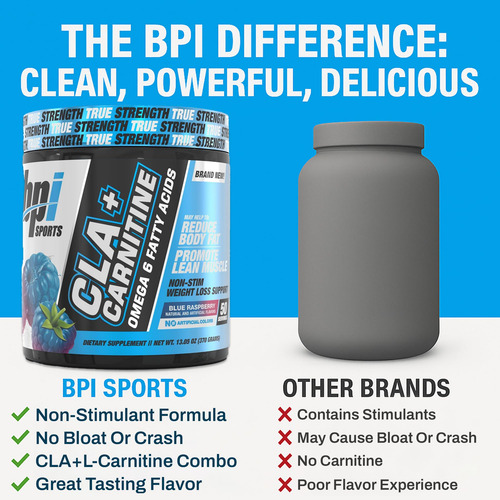 Suplemento Bpi Sports Cla+ Carnitina Para Perda De Peso 365 - Imagem 5