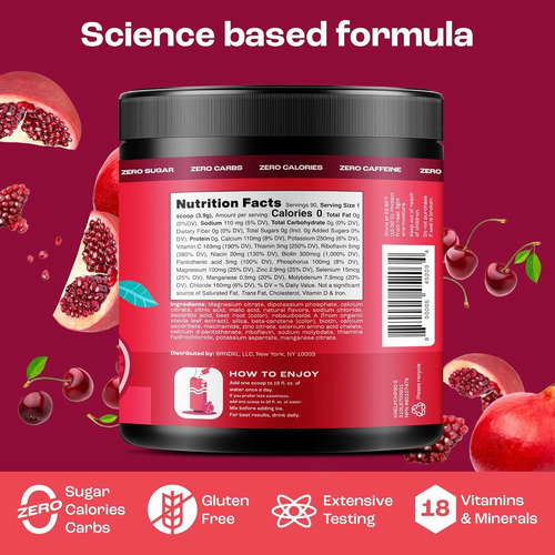 Eletrólitos Em Pó Keynutrients Zero Calorie 90/40/20 Serv - Imagem 3