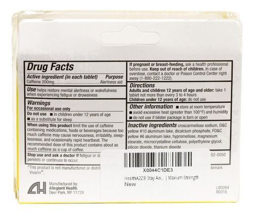 Healtha2z ® Stay Awake | 200 Mg De Cafeína - Imagem 3