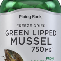 Suplemento Piping Rock Green Lipped Mexsel 750 Mg 120 Cápsul