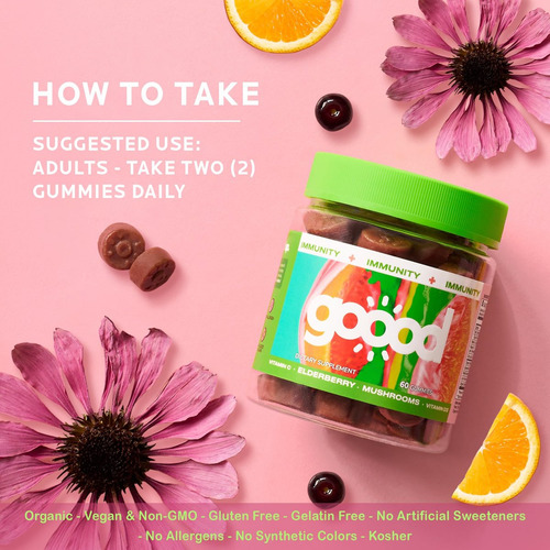 Gomas Good Wellness Good Immunity: Vitamina C E Zinco - Imagem 8